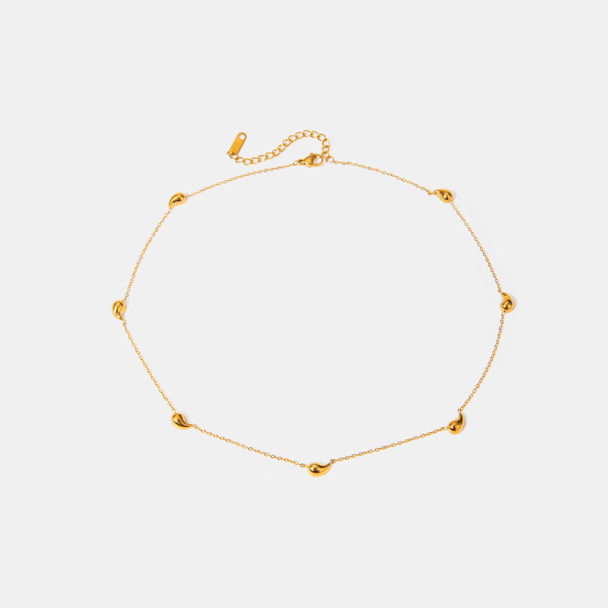 18K Gold-Plated Necklace Gold-Plated Stainless Steel Necklace