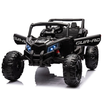 12V Ride On Car with Remote Control,UTV ride on for kid,3-Point Safety Harness Music Player (USB Port/Volume