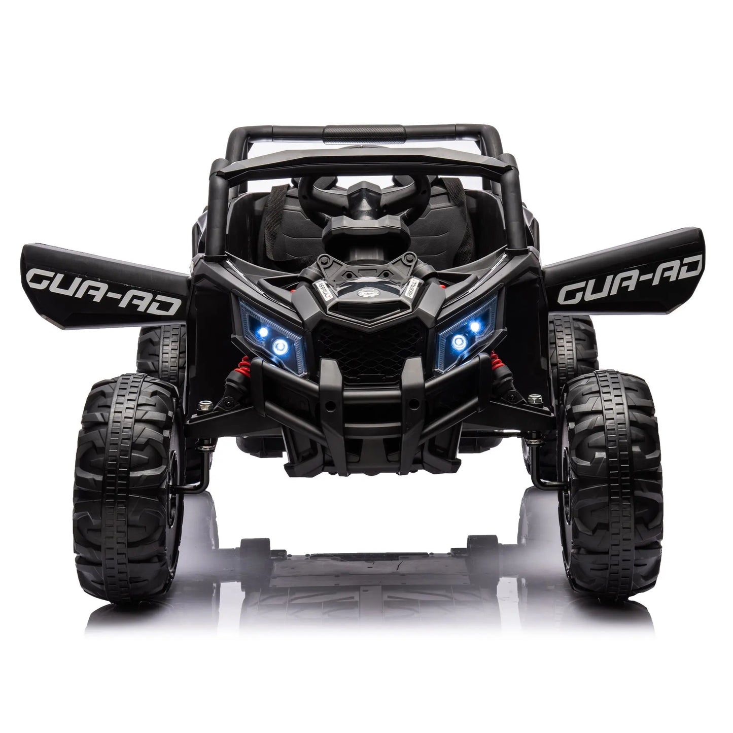 12V Ride On Car with Remote Control,UTV ride on for kid,3-Point Safety Harness Music Player (USB Port/Volume