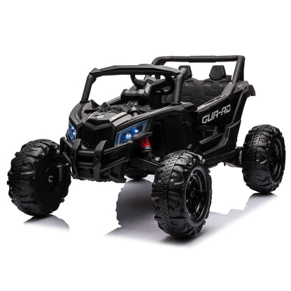 12V Ride On Car with Remote Control,UTV ride on for kid,3-Point Safety Harness Music Player (USB Port/Volume