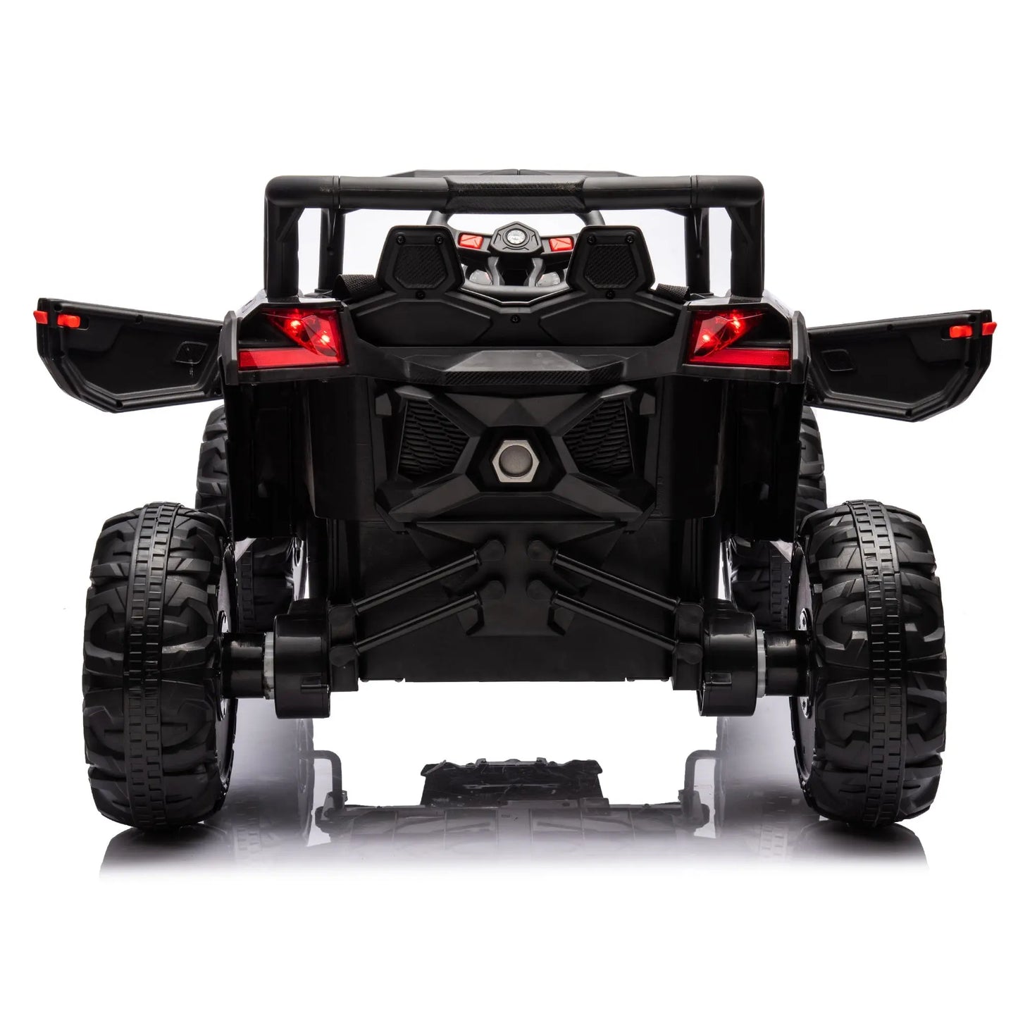 12V Ride On Car with Remote Control,UTV ride on for kid,3-Point Safety Harness Music Player (USB Port/Volume