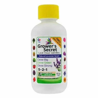 Grower's Secret Grow Big 5-2-1 Concentrate Natural Lavender Scent Rose Quartz