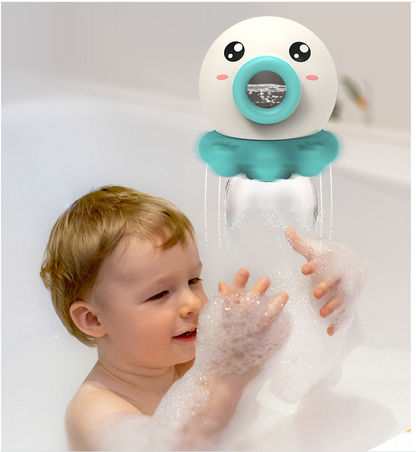 Octopus Fountain Bath Toy with Water Jet and Spray for Babies and Toddlers in Bath.