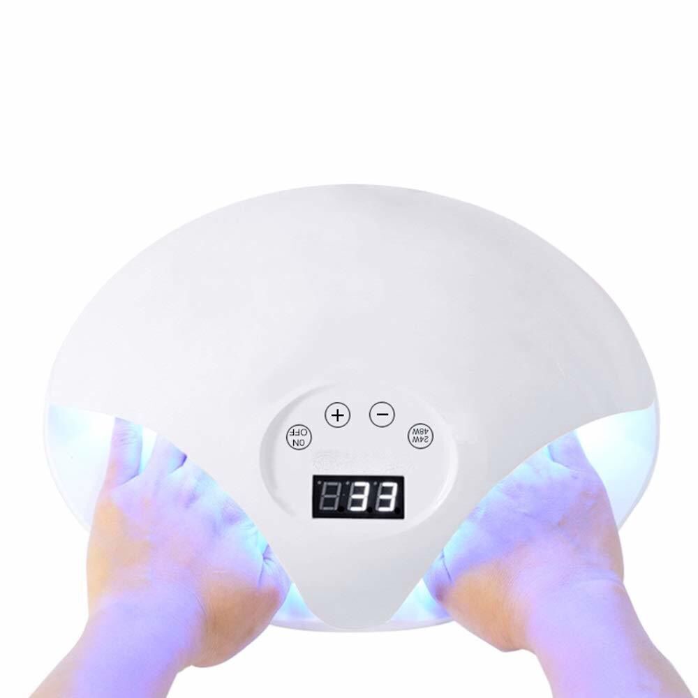 Nail Art Light Therapy Lamp Nail Polish Glue Hand Dryer Maroon Asteria