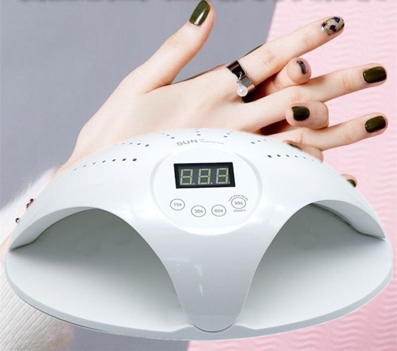 Nail Art Light Therapy Lamp Nail Polish Glue Hand Dryer Maroon Asteria