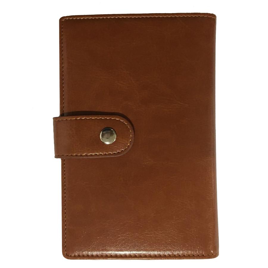 Passport Wallet with RFID Safe Lock Salmon Lucky