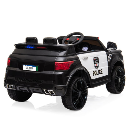 12V Kids Police Ride On Car Electric Cars 2.4G Remote Control, LED Flashing Light, Music & Horn. 6cc08b-1a