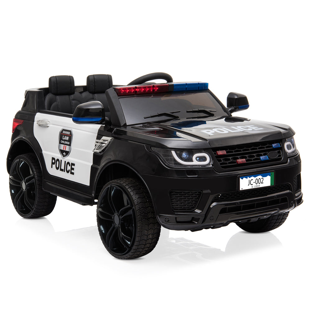 12V Kids Police Ride On Car Electric Cars 2.4G Remote Control, LED Flashing Light, Music & Horn. 6cc08b-1a