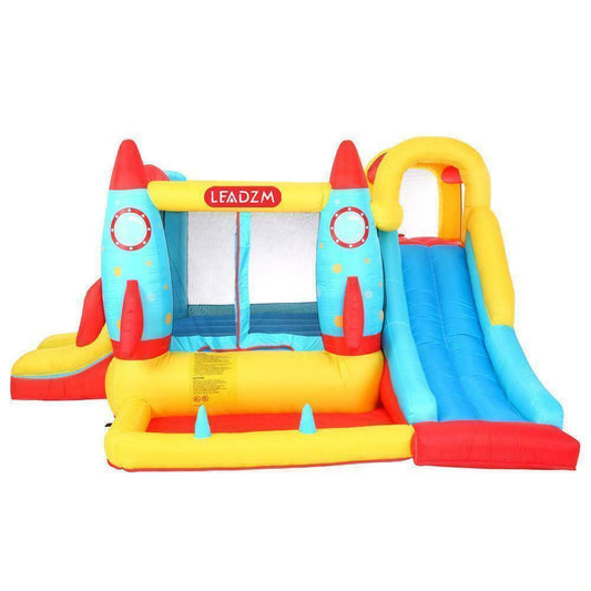 420D 840D Oxford cloth jump surface rocket with fan inflatable castle n001 6cc08b-1a