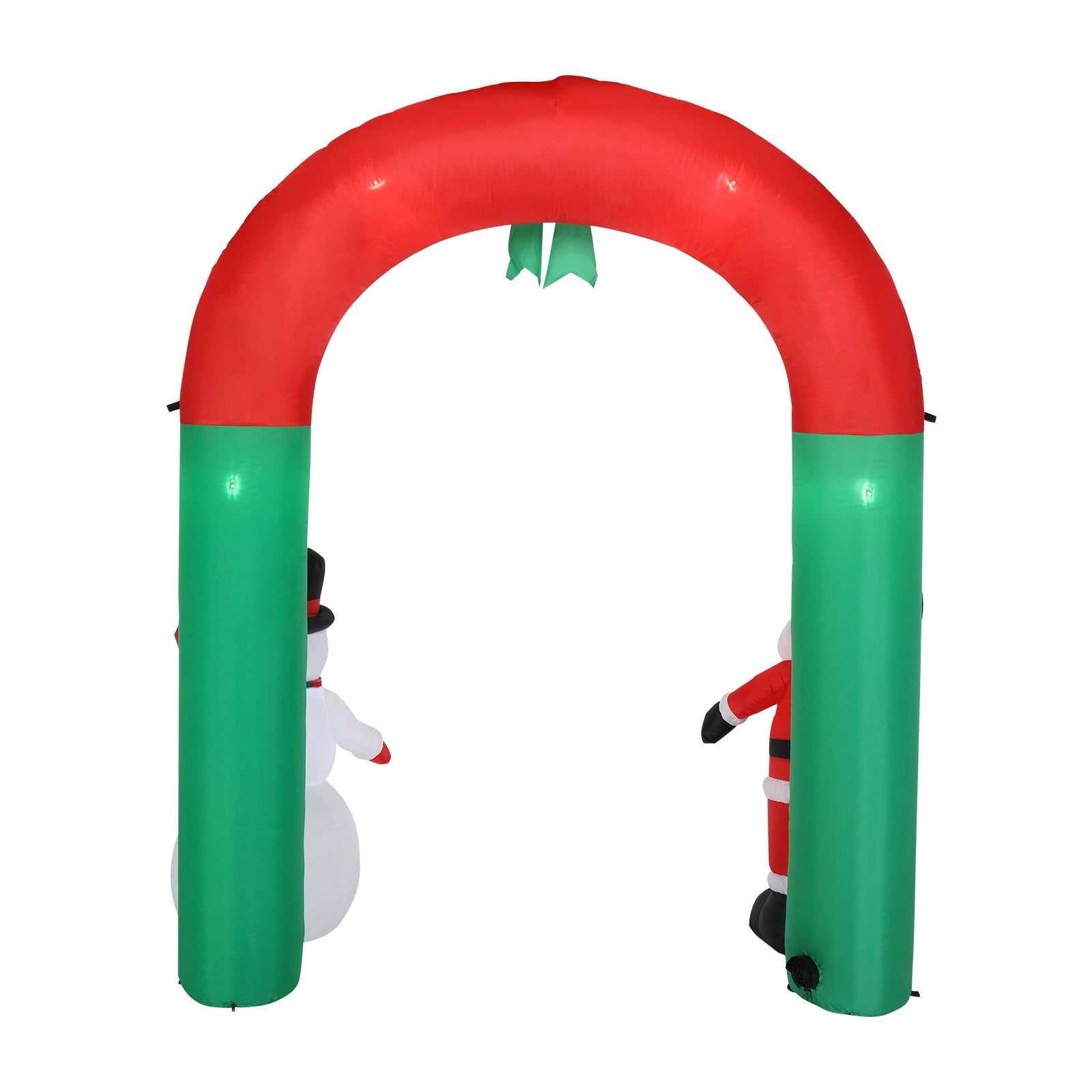 8ft with Santa Snowman 7 Lights Inflatable Festive Arch Decoration 6cc08b-1a