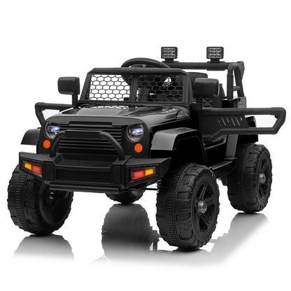 LEADZM Dual Drive 12V 4.5A.h with 2.4G Remote Control Jeep Black 6cc08b-1a