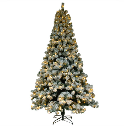 6ft Flocking Tied Light 1202 Branches Christmas Tree 6cc08b-1a