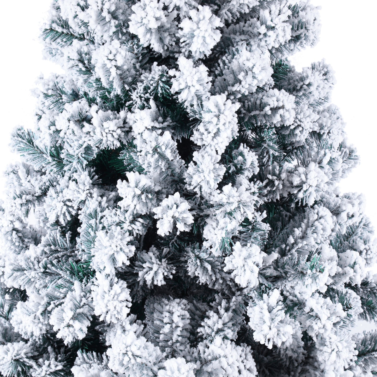 6ft Flocking Tied Light 1202 Branches Christmas Tree 6cc08b-1a