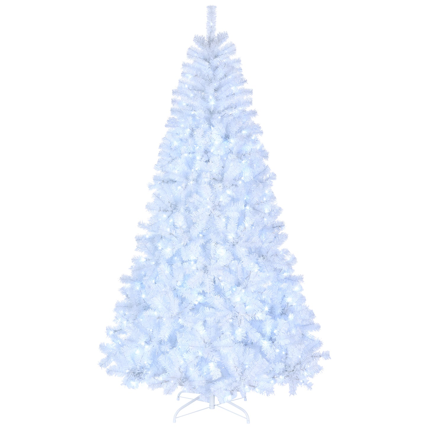 8ft White 670 Lights Warm Color 8 Modes 2008 Branch Christmas Tree White 6cc08b-1a