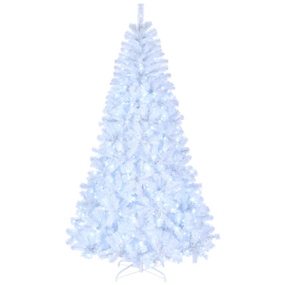 8ft White 670 Lights Warm Color 8 Modes 2008 Branch Christmas Tree White 6cc08b-1a