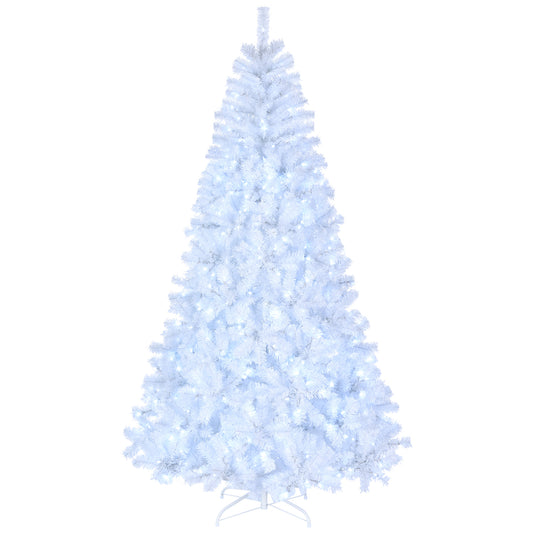 8ft White 670 Lights Warm Color 8 Modes 2008 Branch Christmas Tree White 6cc08b-1a