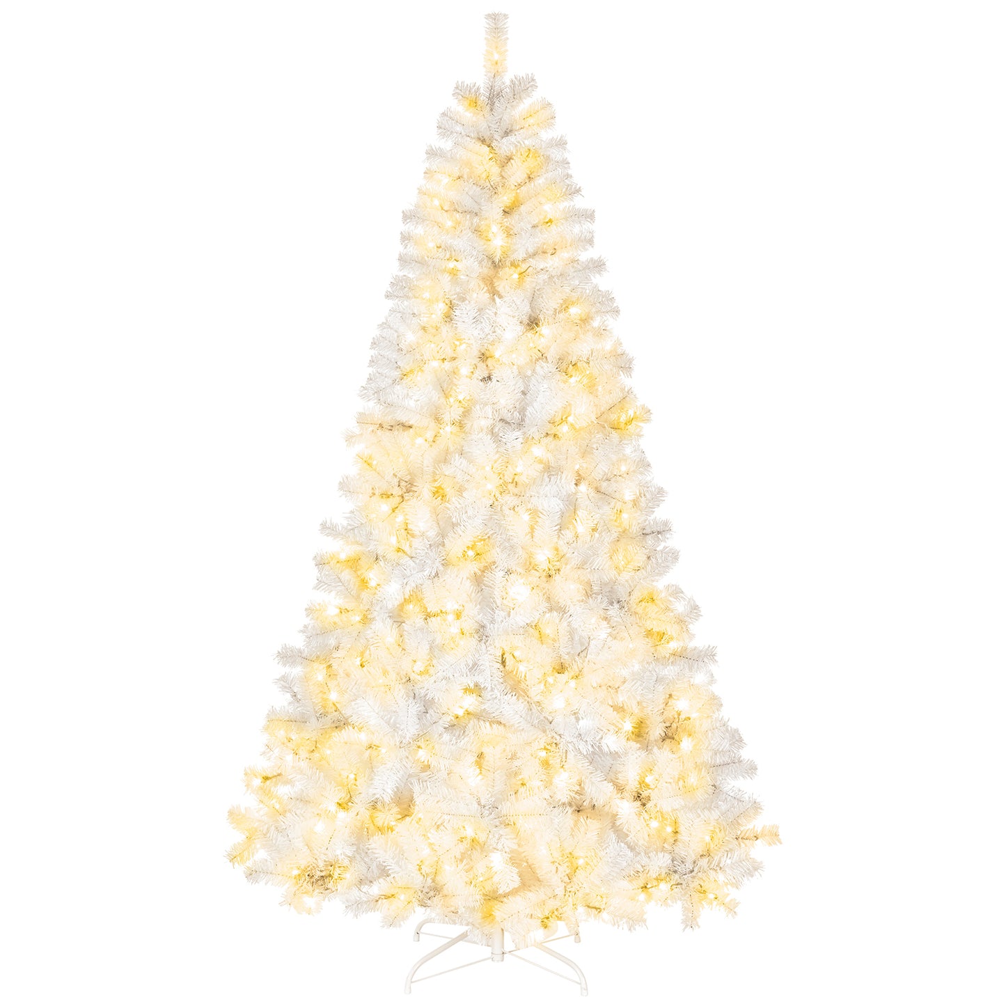 8ft White 670 Lights Warm Color 8 Modes 2008 Branch Christmas Tree White 6cc08b-1a