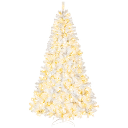 8ft White 670 Lights Warm Color 8 Modes 2008 Branch Christmas Tree White 6cc08b-1a