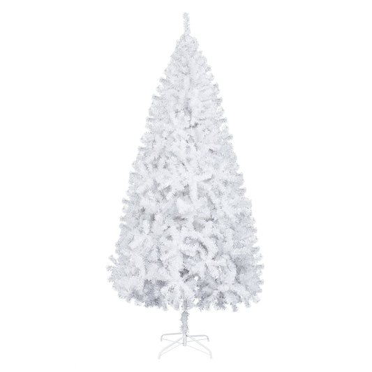 7FT Iron Leg White Christmas Tree with 950 Branches 6cc08b-1a