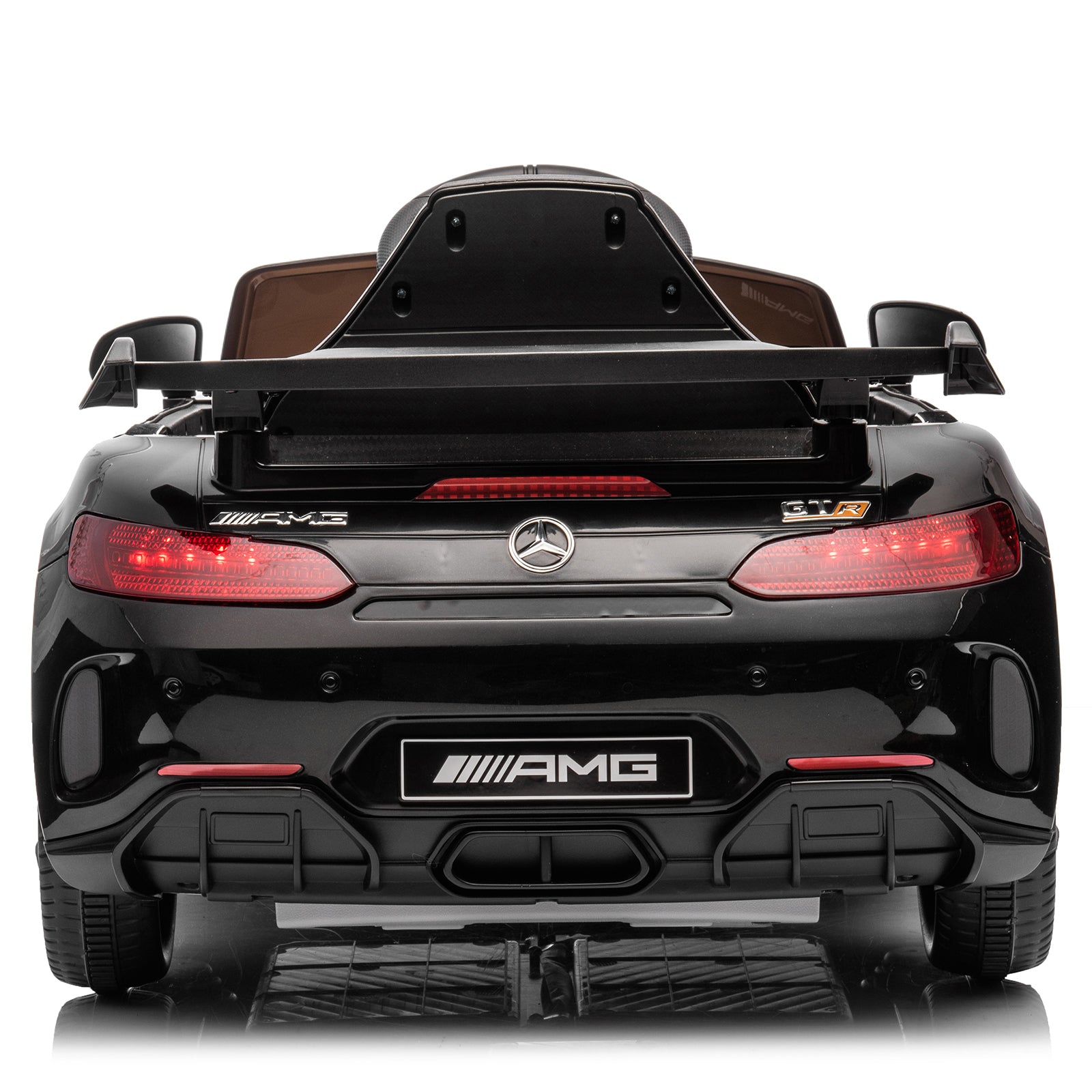 LEADZM Dual Drive 12V 4.5Ah with 2.4G Remote Control Mercedes-Benz Sports Car Black 6cc08b-1a