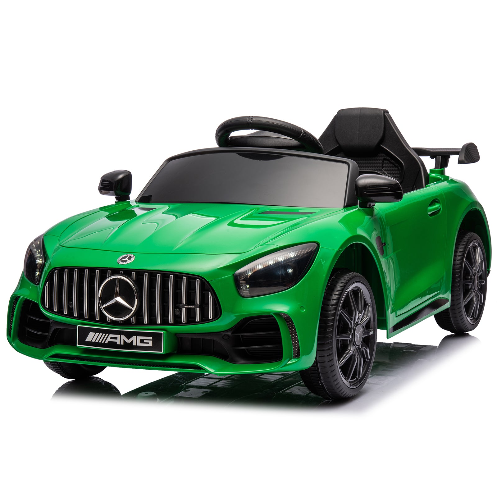 LEADZM Dual Drive 12V 4.5Ah with 2.4G Remote Control Mercedes-Benz Sports Car Green 6cc08b-1a