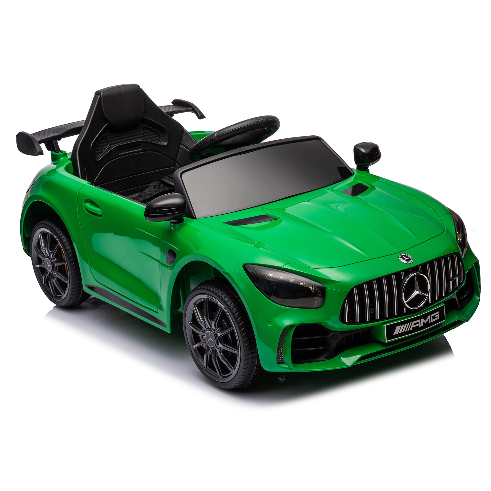 LEADZM Dual Drive 12V 4.5Ah with 2.4G Remote Control Mercedes-Benz Sports Car Green 6cc08b-1a