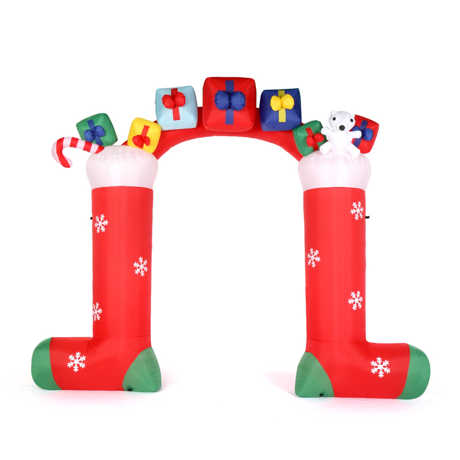 9ft 24W 11 LED Lights Christmas Sock Arch Holiday Arch Decoration 6cc08b-1a