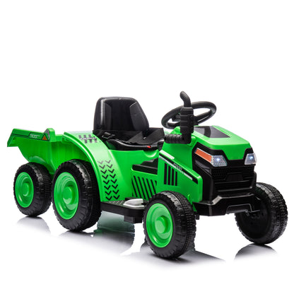 12V Black Knight Ride-On Electric Tractor for Kids, 2WD, Lights, Bluetooth, Music & Storage Tug – Ideal for Ages 3+ 6cc08b-1a