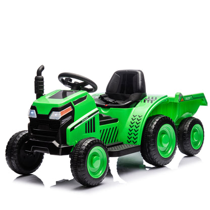 12V Black Knight Ride-On Electric Tractor for Kids, 2WD, Lights, Bluetooth, Music & Storage Tug – Ideal for Ages 3+ 6cc08b-1a