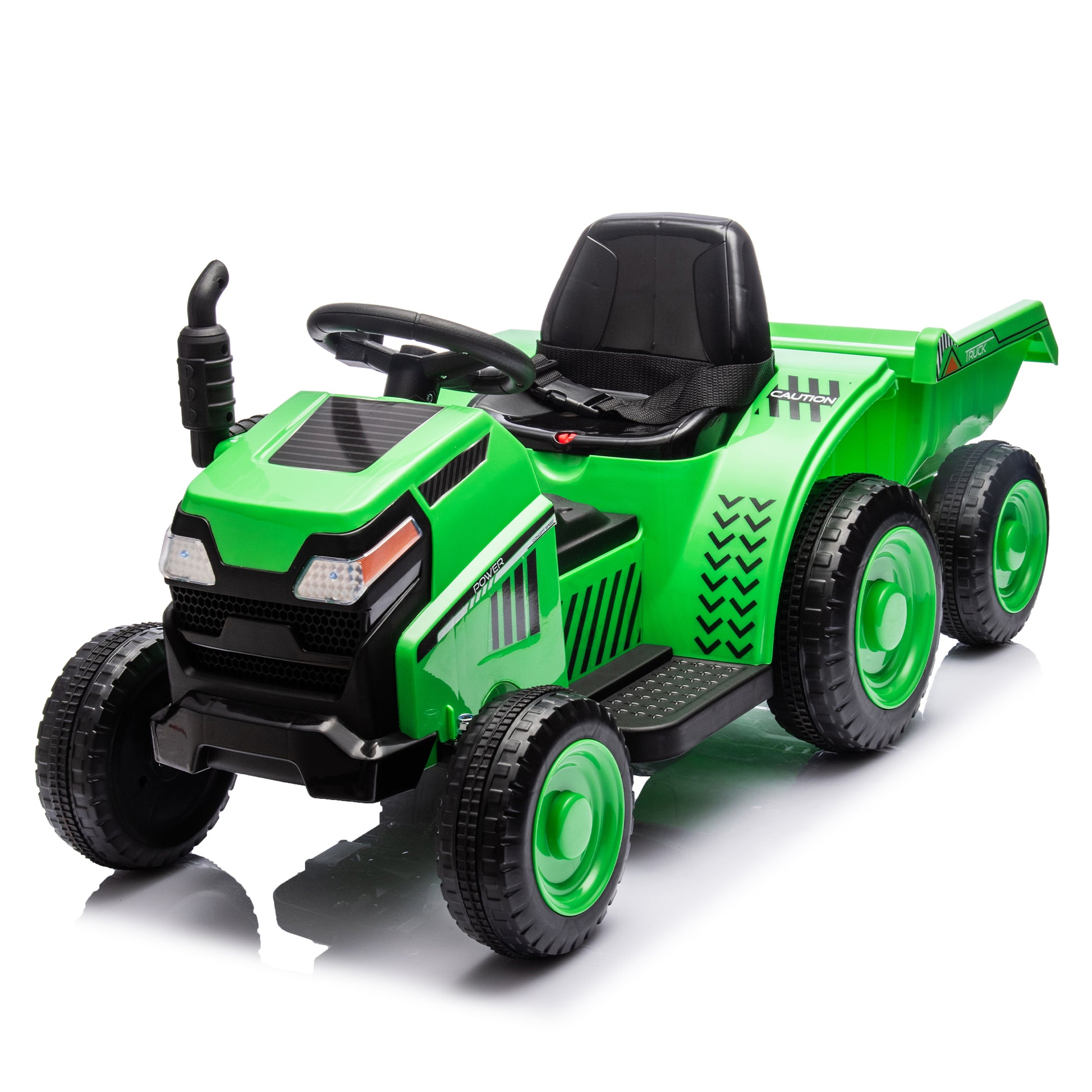 12V Black Knight Ride-On Electric Tractor for Kids, 2WD, Lights, Bluetooth, Music & Storage Tug – Ideal for Ages 3+ 6cc08b-1a