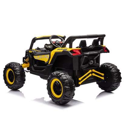 12V Ride-On UTV for Kids with Remote Control, Safety Harness, LED Lights, Music Player & High-Low Speed – Off-Road Adventure Fun! 6cc08b-1a