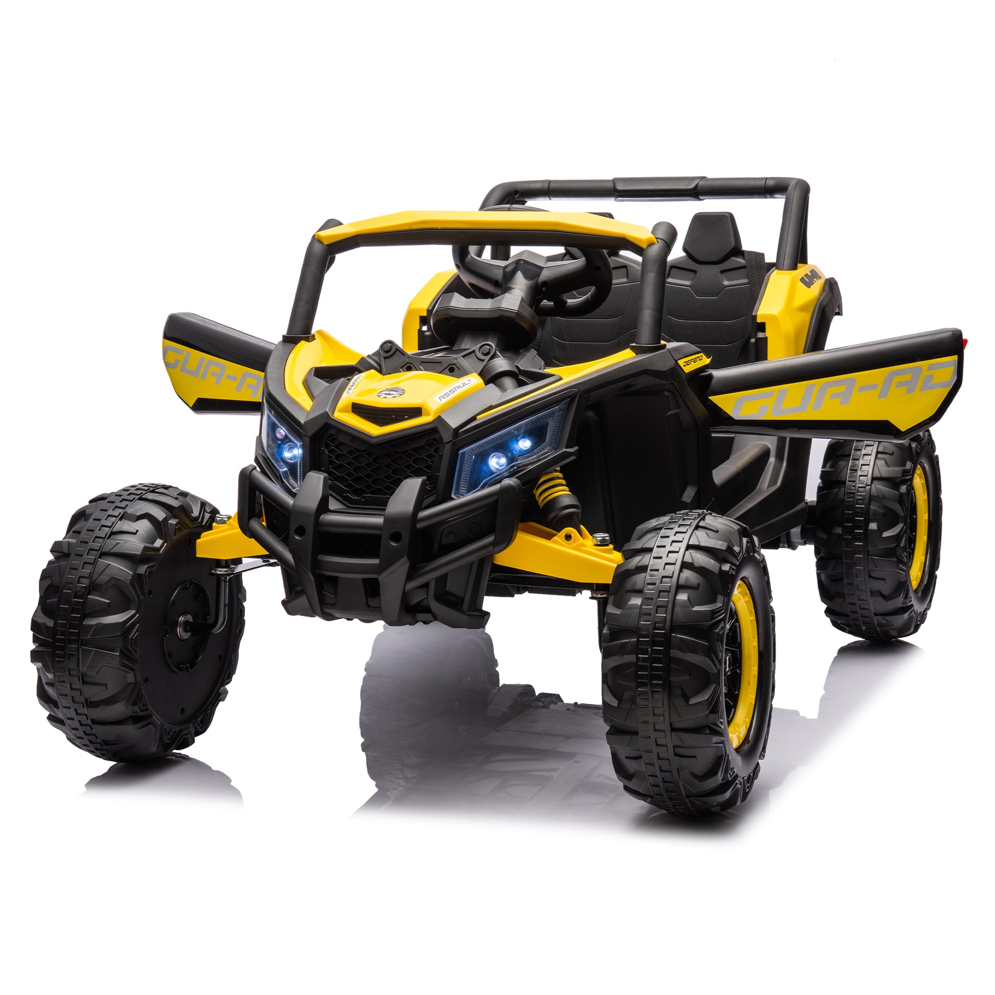 12V Ride-On UTV for Kids with Remote Control, Safety Harness, LED Lights, Music Player & High-Low Speed – Off-Road Adventure Fun! 6cc08b-1a