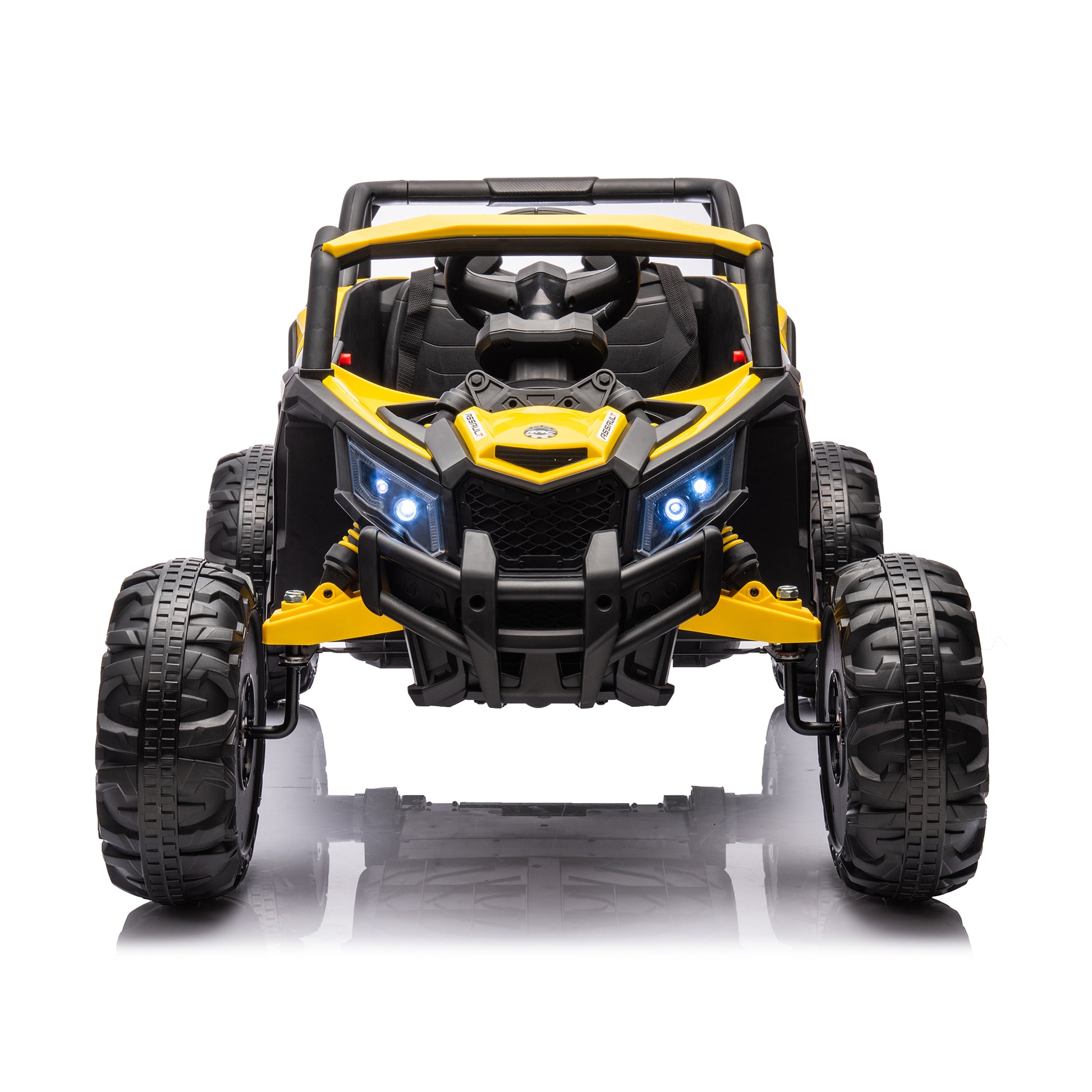 12V Ride-On UTV for Kids with Remote Control, Safety Harness, LED Lights, Music Player & High-Low Speed – Off-Road Adventure Fun! 6cc08b-1a