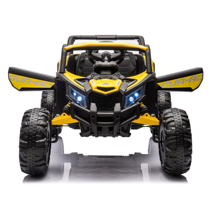 12V Ride-On UTV for Kids with Remote Control, Safety Harness, LED Lights, Music Player & High-Low Speed – Off-Road Adventure Fun! 6cc08b-1a