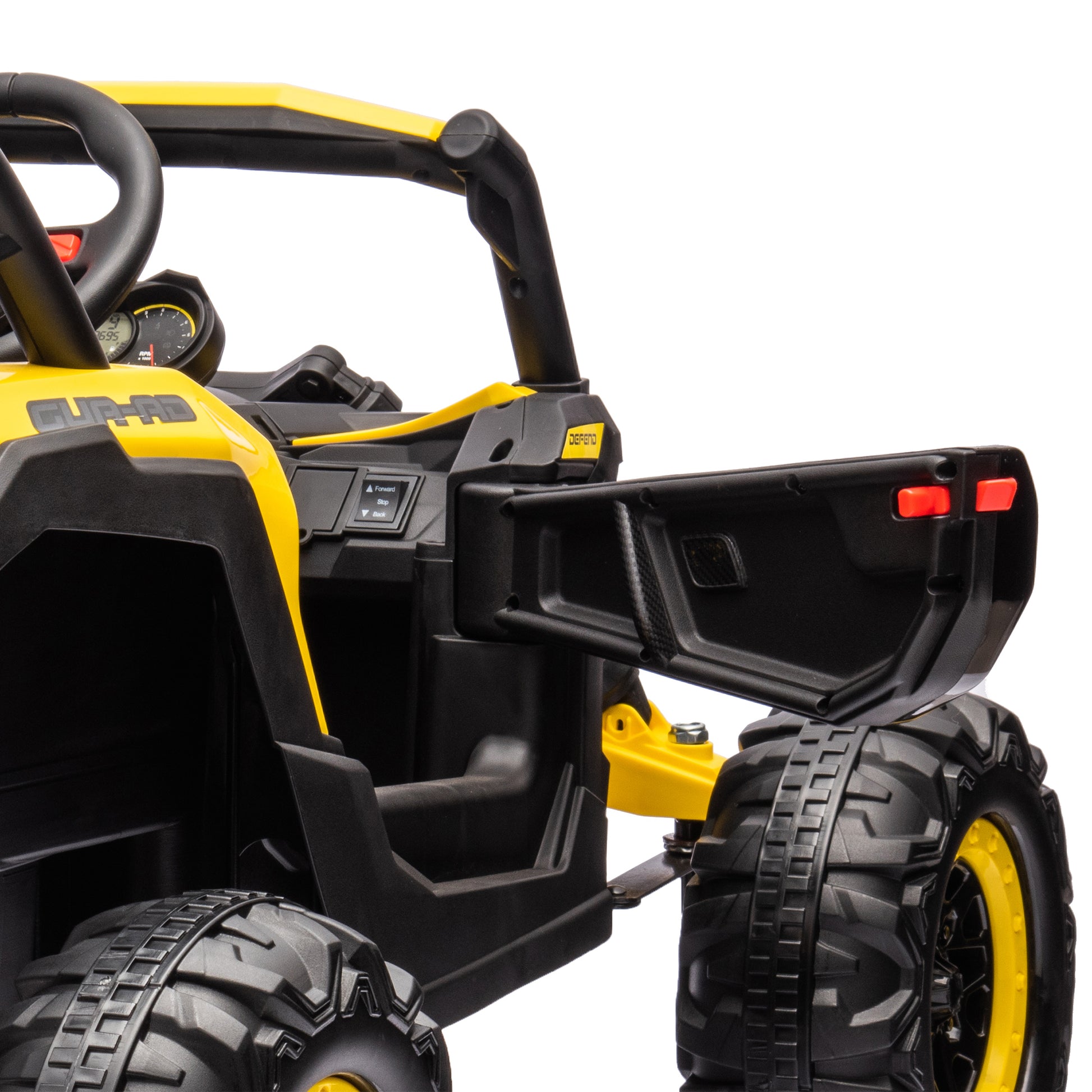 12V Ride-On UTV for Kids with Remote Control, Safety Harness, LED Lights, Music Player & High-Low Speed – Off-Road Adventure Fun! 6cc08b-1a