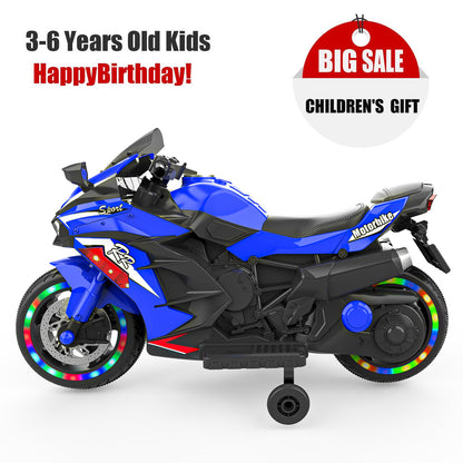 12V Electric Kids' Motorcycle with Light-Up Wheels & Bluetooth Music – Fun, Stylish, and Ready to Ride! 6cc08b-1a