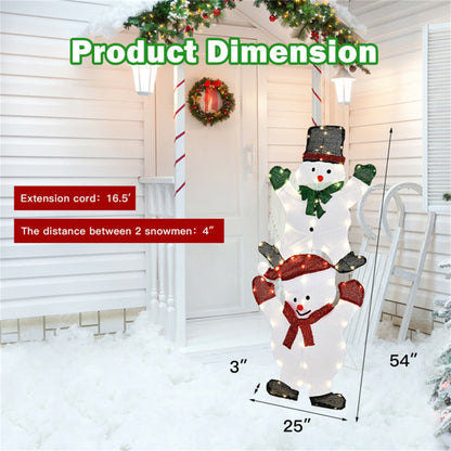 54 Inch Snowman Xmas Decorations 6cc08b-1a