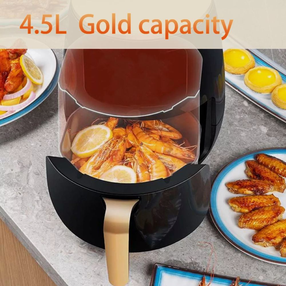 4.5L  Air Fryer Digital Kitchen Oven Oil Free Low Fat Healthy Frying Cooker UK 6cc08b-1a