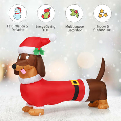 5 Feet Christmas decoration Inflatable Christmas Dog   ﻿ 6cc08b-1a