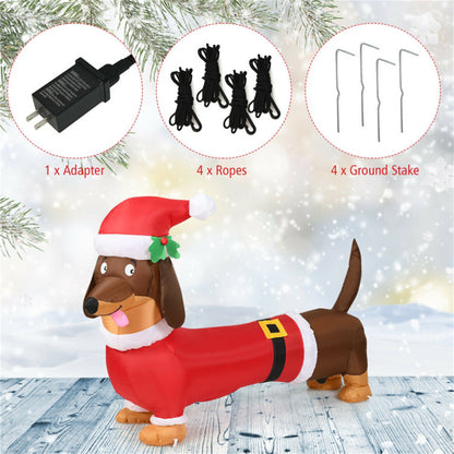 5 Feet Christmas decoration Inflatable Christmas Dog   ﻿ 6cc08b-1a