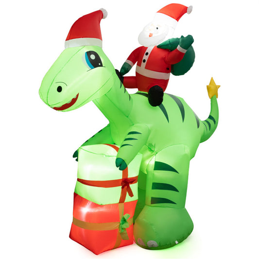 8 Feet Christmas Decoration Inflatable Santa Claus Dinosaur Decoration  ﻿ 6cc08b-1a