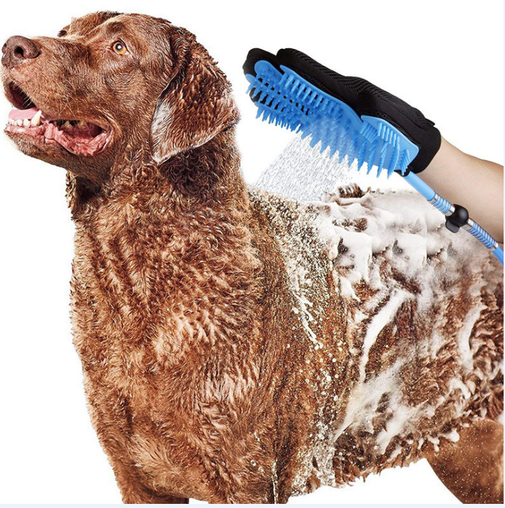 Pet Dog Shower Head Handheld Cat Bathing Shower Tool Maroon Asteria