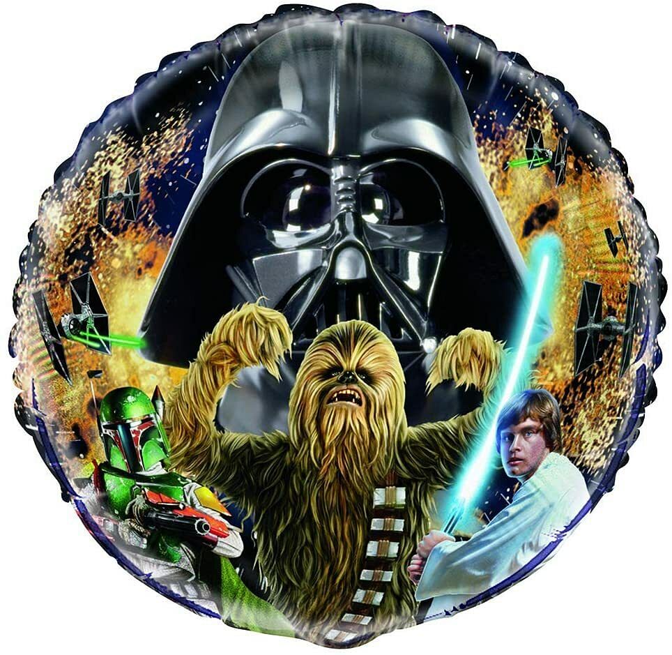 Star Wars Classic Round Foil Balloon 18 Inch Yellow Crius