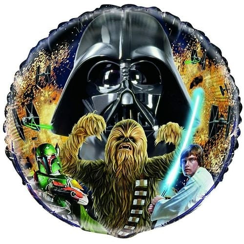 Star Wars Classic Round Foil Balloon 18 Inch Yellow Crius