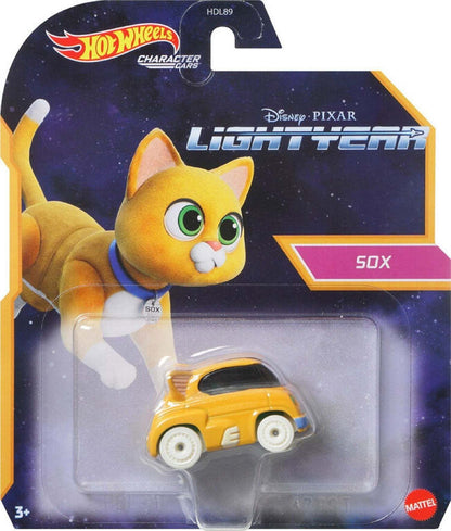 Hot Wheels Lightyear Sox Character Car Yellow Crius