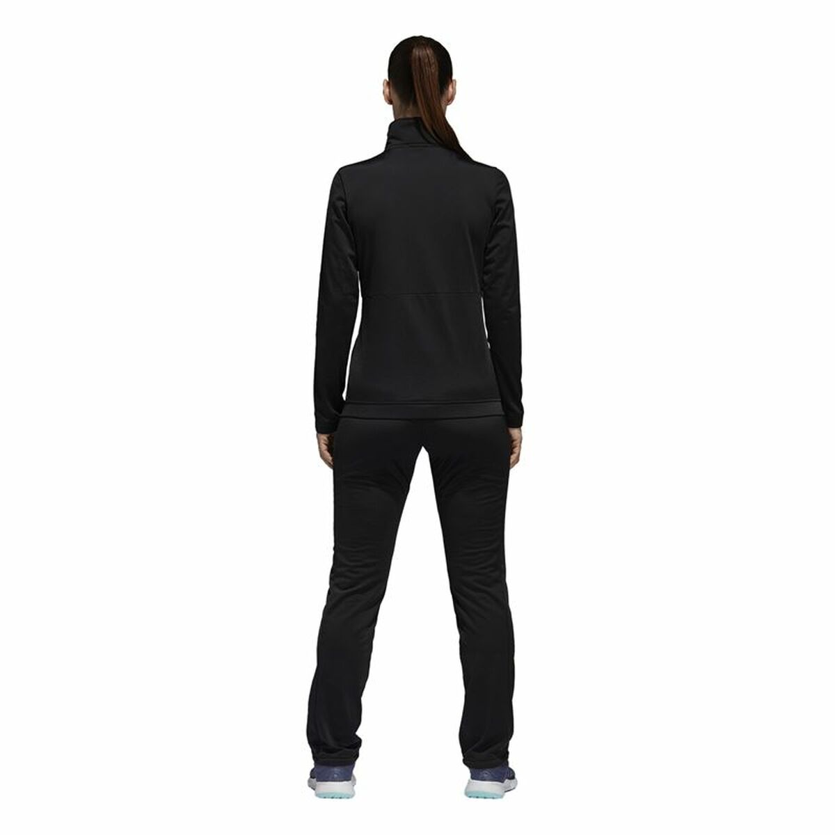 Women's Tracksuit Adidas Three Stripes Black Bigbuy