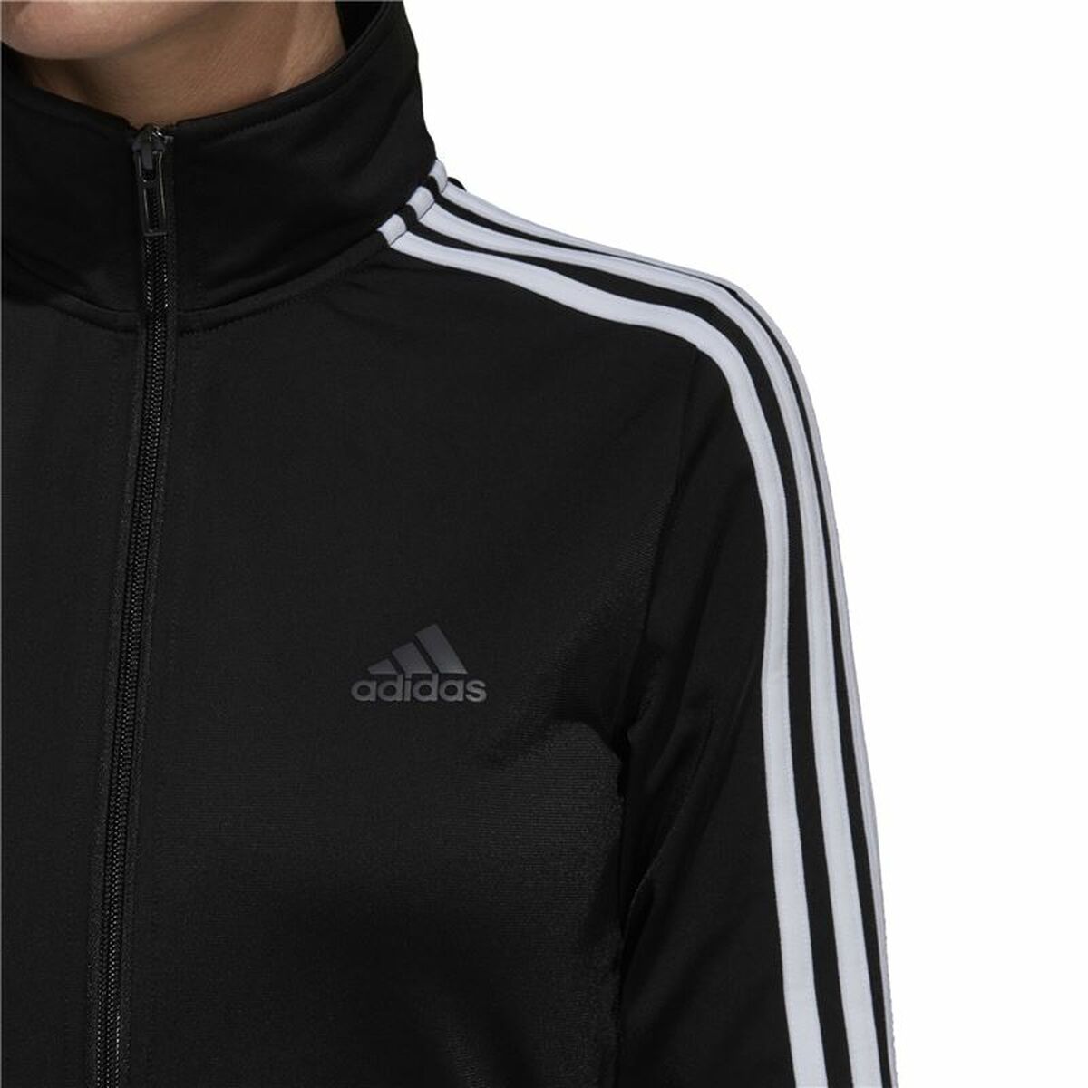 Women's Tracksuit Adidas Three Stripes Black Bigbuy