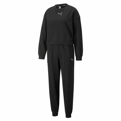 Women's Tracksuit Puma Loungewear W Black Bigbuy