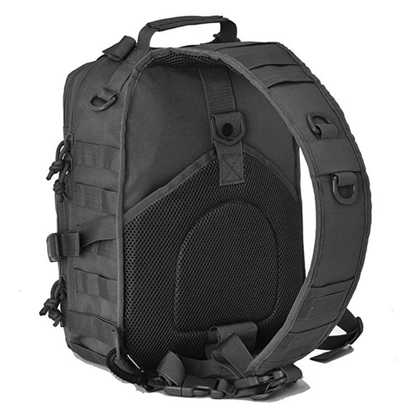 Tactical Medium Sling Range Bag Black Lavender