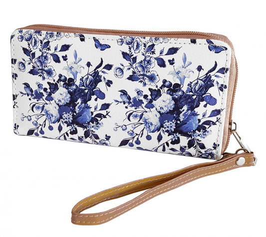 Delft Blue Wallet (Large) (QTY:1) Pink Sand Brier